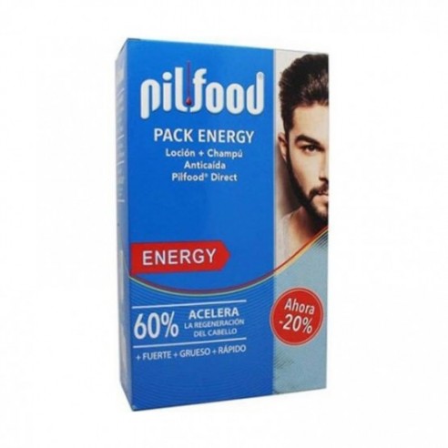 Pilfood Pack Energy Loción + Champú 20%
