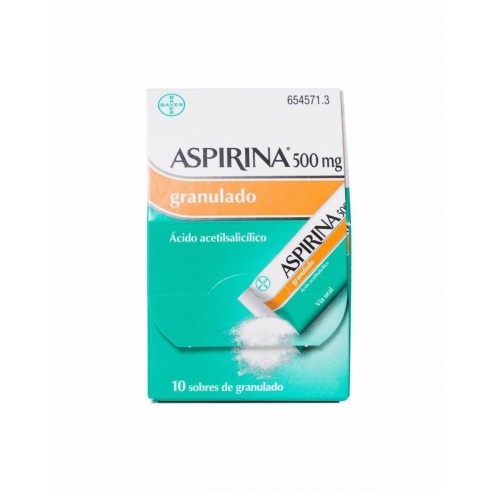 Aspirina 500 Granulado 10 Sob