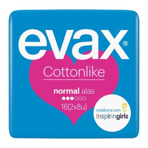 Compresas Evax Cotton Normal Alas, 16...