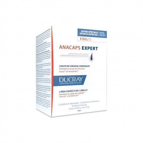 Ducray Anacaps Expert 90 Cápsulas