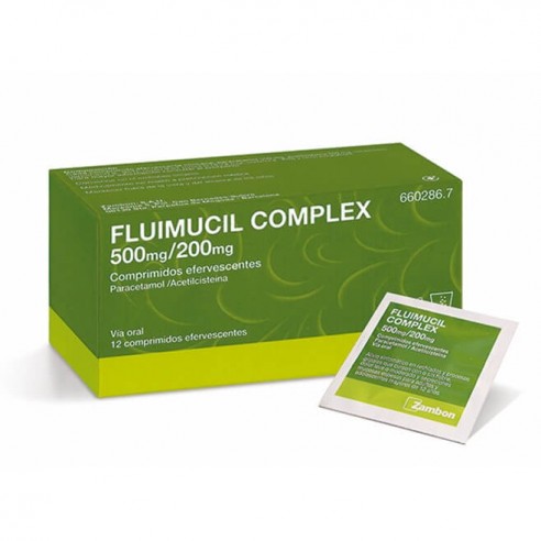 Fluimucil Complex 500Mg 12 Co